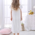 thumbnail image 4 of Vêtements de Nuit & Robes pour Filles Petites & Grandes Filles Robe de Pyjama Longue à Épaules et Col Rond en Dentelle pour un Confort Nocturne Confortable, 4 of 7