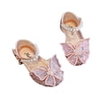 thumbnail image 1 of Sandales Fille Enfant Strass Papillon Perles Été Décontracté Rue Danse Chaussures pour Enfants, 1 of 7