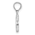 thumbnail image 2 of Diamond2Deal 14K Pendentif Initiale Lettre g en Or Blanc pour Femmes, 2 of 6