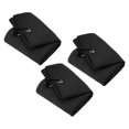 thumbnail image 1 of Unique Bargains 16'x16' Golf Towels Tri Fold Waffle Pattern Towels Soft Fiber with D Clip Black 3 Pack, 1 of 6