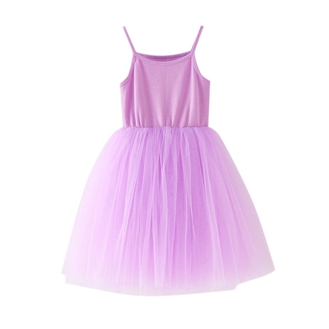 Robe Tutu 2025 s Robe Chic Robe Tutu en Coton Robe en Tulle à Fleurs Robes Robe pour s 1-12 à Bretelles Sans Manches Princesse