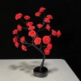 thumbnail image 1 of Boovnll Desk Lamp, Rose Flower Table Tree Light 24 Leds Desk Top Bonsai Lighted Tree Battery Operated Usb Plug Powered Tree Table Lamp Rose Flower Desk Tree Lamp for Home Party We, Table Lamp, 1 of 1