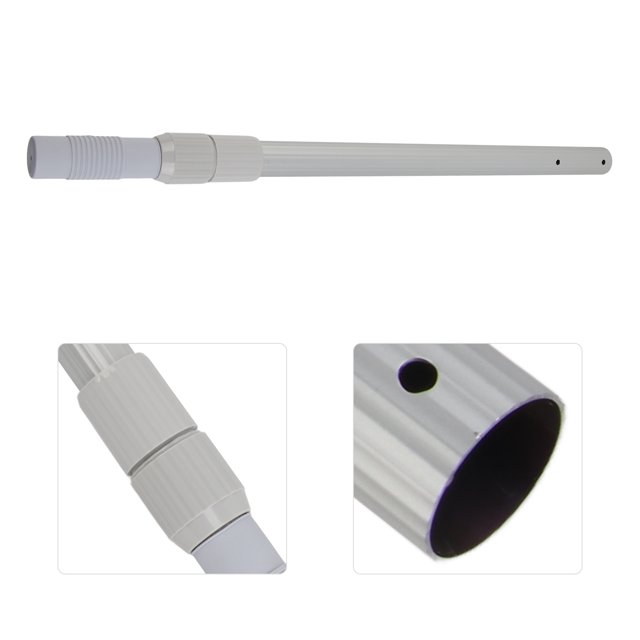 Swimming Pool Pole Wire Brushes For Cleaning For Pool With Pole Aluminum Alloy Portable Aluminum Alloy Telescopic Handle Stick Joint For Brushes Salvage Net