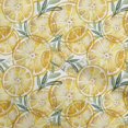 thumbnail image 1 of oneOone Polyester Spandex Yellow Fabric Leaves & Lemon Sewing Material Print Fabric By The Yard 56 Inch Wide, 1 of 5