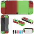 thumbnail image 1 of COMCOOL Dockable Case for Nintendo Switch Oled - [9 FT Military Grade Drop Protection] [with Tempered Glass Screen Protector and Thumb Grips] Protective Cover for Nintendo Switch Oled - Cyan Blue, 1 of 5