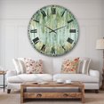 thumbnail image 3 of Designart 'The birch Forest II' Traditional wall clock, 3 of 4