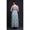 thumbnail image 4 of Bimba Robe Longue à Imprimé Floral pour Femmes, Bretelles Spaghetti, Col en V, Maxi, Tenue de Plage - XX-Grand, 4 of 5