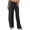 Black, variant on LOVZFMLL Women's Pants, High Waist Jogger Stripe Side Lightweight Wide Leg Workout Sweatpants Black, S