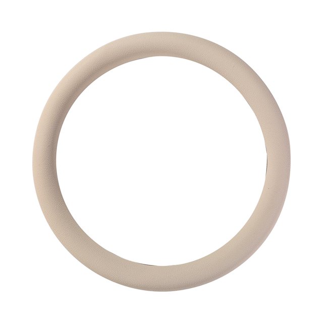 jinwen Car Steering Wheel Cover Auto Decoration Covers Comfortable Protective Cover Beige