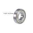 thumbnail image 3 of Uxcell Deep Groove Ball Bearings Inch Double Shielded Chrome Steel Roller Z2 P0 R10ZZ, 3 of 4