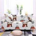 thumbnail image 1 of CHOK 2024 Christmas Printed Sofa Cover Reindeer Printed Elastic Couch Cover Machine Washable Christmas Theme Sofa Slipcover Sofa Slipcover for Living Room, 1 of 2