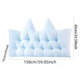 thumbnail image 2 of Reading Pillow Soft Bed Pillow Cushion Support For Head And Back Comfort Long Bolster Pillow With Ear Design For Sofa And Bed Couch Pillows with Covers Oversized Throw Pillows Designer Cushion Covers, 2 of 3