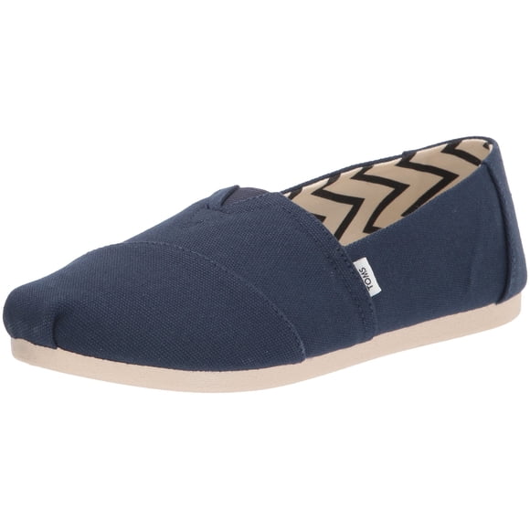 TOMS Women's Alpargata Loafer Flat, Navy, 6
