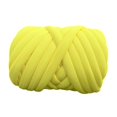 thumbnail image 4 of GUOOL Chunky Yarn 500G Crocheting Bulky Chunky Yarn for Baskets Rug Making Throw Lemon Lemon Yellow, 4 of 9