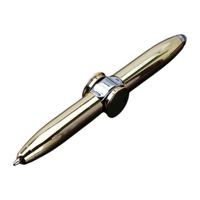 New Multi-function Spinner Fingertip Gyro Pen with LED Light Anti Stress Sell K3A5