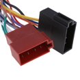 thumbnail image 4 of Bunblic 2x16Pin ISO(Female)Radio Receiver Replacement Wire Harness Cable for , Black, 2 Pcs, 4 of 8