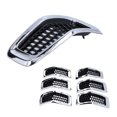 thumbnail image 2 of Garniture d'Insert de Gril, 7pcs Inserts de Calandre avant Insert de Calandre pour Jeep Gril Insert de Grille, 2 of 8