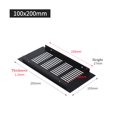 thumbnail image 1 of Grille de Ventilation Rectangulaire en Aluminium 100mm pour Armoire Garde-Robe, 1 of 5