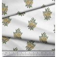 thumbnail image 3 of Soimoi Rayon Fabric Leaves & Floral Block Decor Fabric Printed Yard 56 Inch Wide, 3 of 3