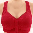 thumbnail image 2 of Women's Front Button Up With A Non Underwire Plus Size Vest Push Up Bra, 2 of 5