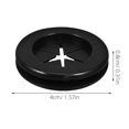 thumbnail image 2 of Illet de Bureau Flexible pour Protection de Câble avec Design Double Face Caoutchouc Noir 4 Pcs Étanche et Résistant au Feu, 2 of 9