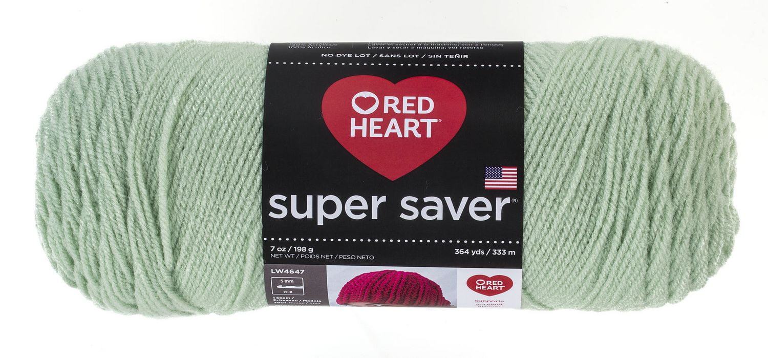 Fil Red Heart Super Saver, solide, acrylique #4 moyen, 7oz/198g, 364 yards