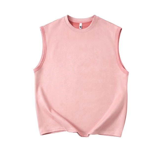 Timegard Débardeurs Homme Grande Taille Col Rond Sans Manches T-Shirts Confortables Décontractés Couleur Unie Mode