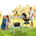 thumbnail image 2 of 30" x 24" Stainless Steel Prep Table with Adjustable Undershelf & Casters, Heavy Duty Commercial Kitchen Table, for Restaurants, Home, Outdoor, 2 of 7