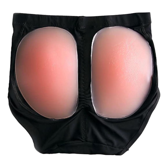 Dosaele 300G Coussinets de Fesses en Silicone Rehausseur de Fesses sous-Vêtements Culottes Rembourrées en Silicone pour Femmes