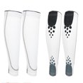 thumbnail image 1 of Unisex Sports Leg Protection Breathable Pressure Sleeve Running Football Basketball Warm Knee Socks White L, 1 of 8