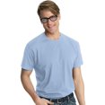 thumbnail image 1 of Hanes Nano-T Men`s T-shirt, M, Light Blue, 1 of 5