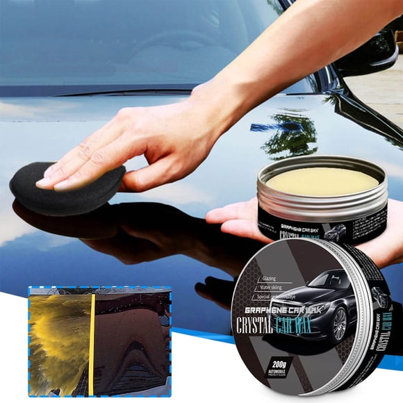 Danhjin Cleaning Supplies Graphene Car Wax Solid Car Wax Palm Car Wax for All Models Sponges