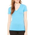 thumbnail image 2 of Bella + Canvas T-Shirt à Manches Courtes Col en V Profond pour Femmes, 2 of 6