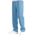 thumbnail image 3 of Men‘S Casual Solid Jogging Elastic Mid Waisted Sports Pants With Pockets Streetwear, 3 of 9