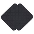 thumbnail image 1 of Esquirla Coussin de Siège Lavable Confortable Portable Doux PP Réutilisable Coussins pour Fauteuils Roulants Coussins Absorbants pour Chaises Meubles Aînés Tout-Petits Enfants Noir, 1 of 7