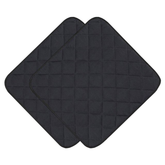 Esquirla Coussin de Siège Lavable Confortable Portable Doux PP Réutilisable pour Fauteuils Roulants en Noir, avec un design Matelassé. Fait de PP, Coton et Tissu, Ces Coussins Sont Absorbants, Lavables, et Conviennent aux Fauteuils Roulants, Chaises, Lits, sofas, Sièges d'Auto, Sièges d'Avion, et Plus. Idéal pour Accessoires de Mobilité et Coussins de Fauteuil Roulant. Taille Approximative 56x53cm.
