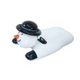 thumbnail image 1 of Winter Snowman Snow Inflatable Sled Double Handle Skis, 1 of 7