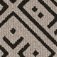 thumbnail image 4 of Mainstays Indoor Modern Geometric Diamond Machine Tufted Tan and Black Accent Rug,  29" x 45", Machine Washable, Non-Skid Backing, 4 of 5