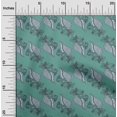 thumbnail image 1 of oneOone Cotton Poplin Fabric Leaves Block Print Fabric BTY 56 Inch Wide, 1 of 4