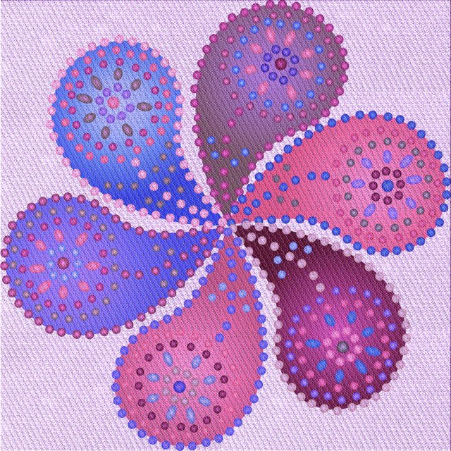 Ahgly Company Tapis d'Intérieur Lavables en Machine, Carrés, Orchidées de Transition, Violet, 6' Carré