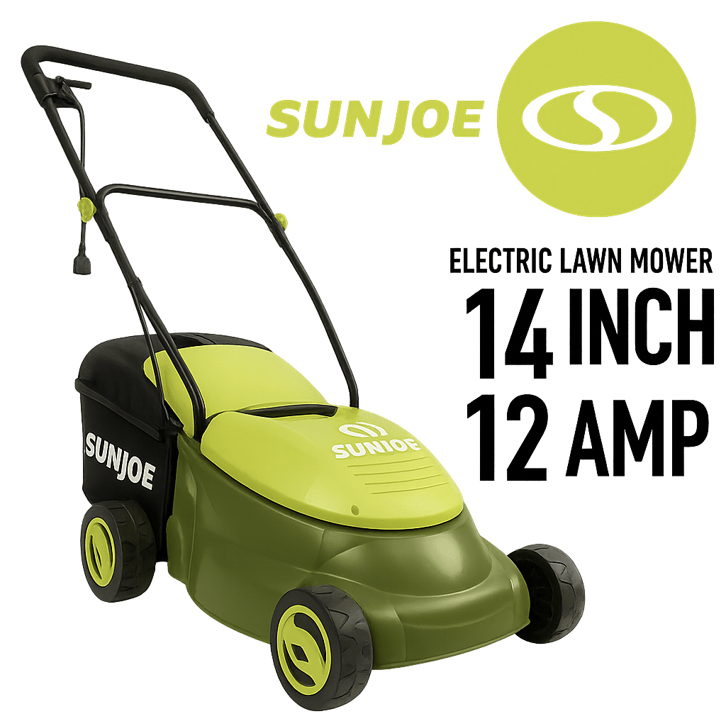 Sun Joe MJ401E Tondeuse à gazon électrique 14 po Mow Joe