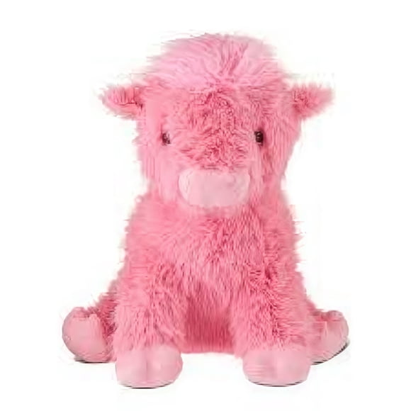 SLYNSHome Cow Stuffed Animal Cute Plush Doll Soft Toy Birthdays Gift Pink Cow Dolls - 10 inch