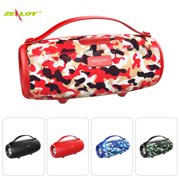 ZEALOT S34 Portable Wireless Speaker with BT 5.0 Technology IPX5 Waterproof Speakers TWS Series Stereo Scene HiFi Sound AUX USB Flash Drive TF Card Long Playtime 10W Portable Perfect for Party