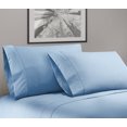 thumbnail image 2 of Bassano 1800 Series Embossed Deep Pocket Sheet Set - Super Soft & Wrinkle Free - Luxurious Bed Sheets Set (Queen, Blue), 2 of 3