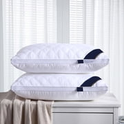 Vadktai Luxury Comfy Hotel Collection Bed Pillows for Sleeping, Gusseted Cooling Side Mesh Design with Premium Down Alternative Filling for Back, Stomach or Side Sleepers