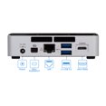 thumbnail image 4 of Refurbished Intel NUC5i3RYK Mini Desktop, Intel Dual-Core i3-5010U 2.1GHz, 4GB RAM, 256GB SSD, MiniDP, Mini HDMI, Wi-Fi, Bluetooth, Windows 10 Pro, 4 of 8