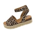 thumbnail image 2 of DPTALR Sandales Femmes Léopard Confortables Plateforme Chaussures Décontractées Été Plage Voyage, 2 of 8