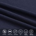 thumbnail image 4 of PiccoCasa Soft 190GSM Queen Fitted Sheets 16 Inch Deep Pocket Navy Blue, 4 of 7