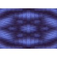 thumbnail image 1 of Ahgly Tapis Rectangulaire Lavable en Machine Intérieur Transitionnel Bleu Minuit, 2 Pieds x 5 Pieds, 1 of 7