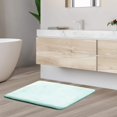 thumbnail image 1 of Clara Clark Bath Mat \u2013 Memory Foam Bath Mat - Soft Bathroom Rug - Non Slip and Super Absorbent - Fast Drying Machine Washable Bath Mat - Aqua - Small Size 17\u201d x 24\u201d, 1 of 8